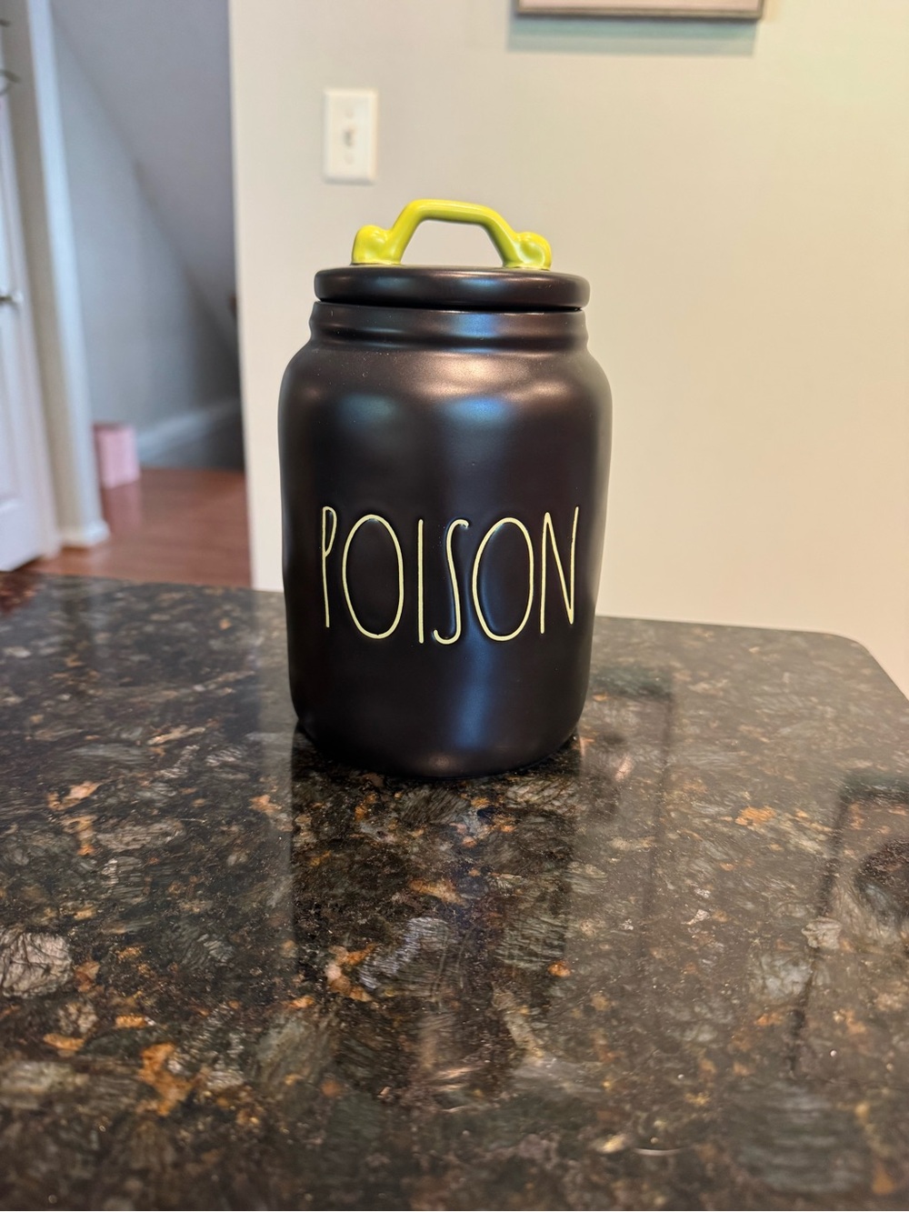 Halloween Rae Dunn Poison canister NEW